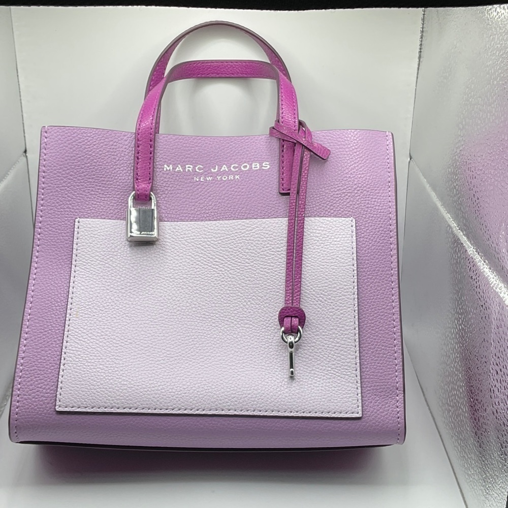 023 - Marc Jacobs Pink and Lavender Handbag - Picture 3 of 11